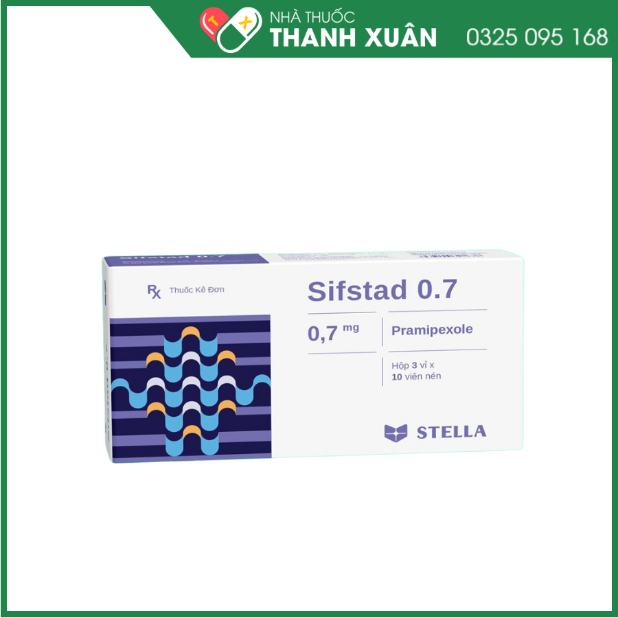 Sifstad 0.7 điều trị Parkinson, hội chứng chân không yên